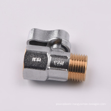 3/4&quot Hose Garden Connector Fitting Quick Swivel Connect Adapter 90 Degree Brass Elbow